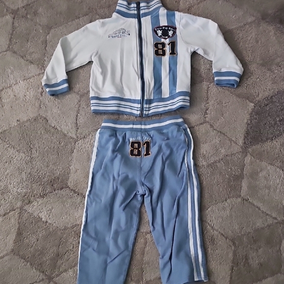 Guess Striped Jacket With Matching Pants - Picture 4 of 4